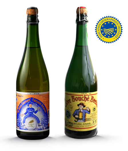 La gamme Tradition de la cidrerie Sorre au breton gourmand et petit breton